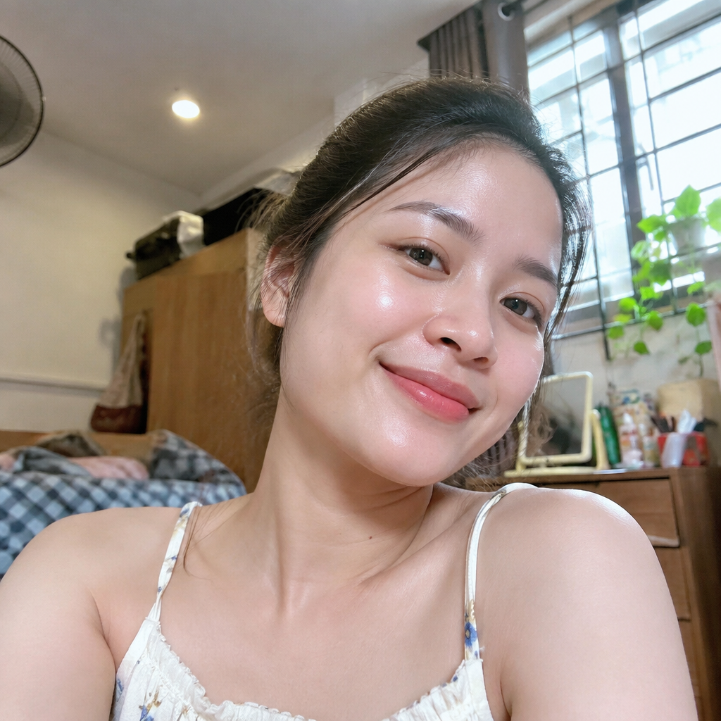 Làn da tươi trẻ, rạng rỡ sau khi được chăm sóc và tái tạo hệ cơ mặt chuyên sâu