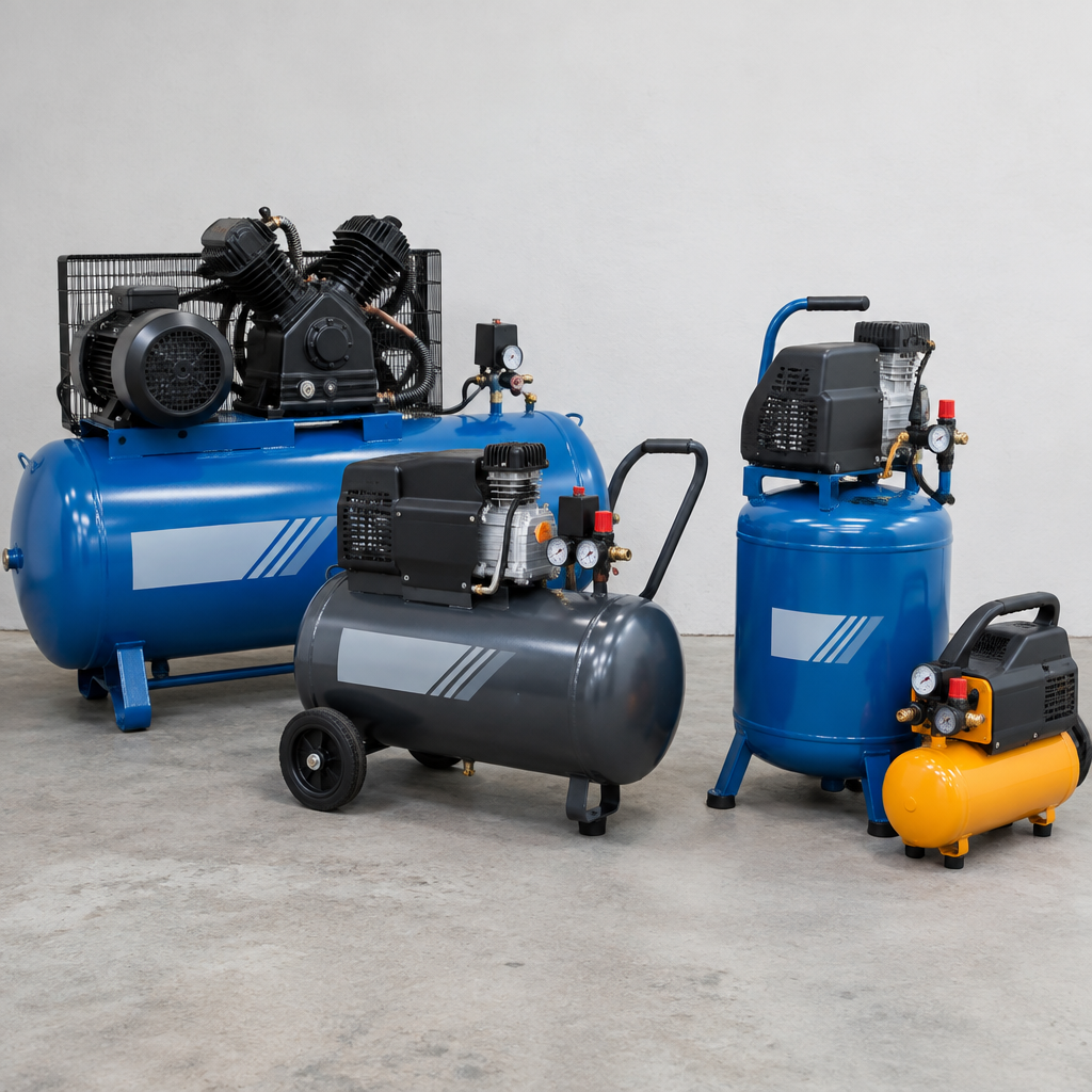 Các loại máy nén khí công nghiệp khác nhau