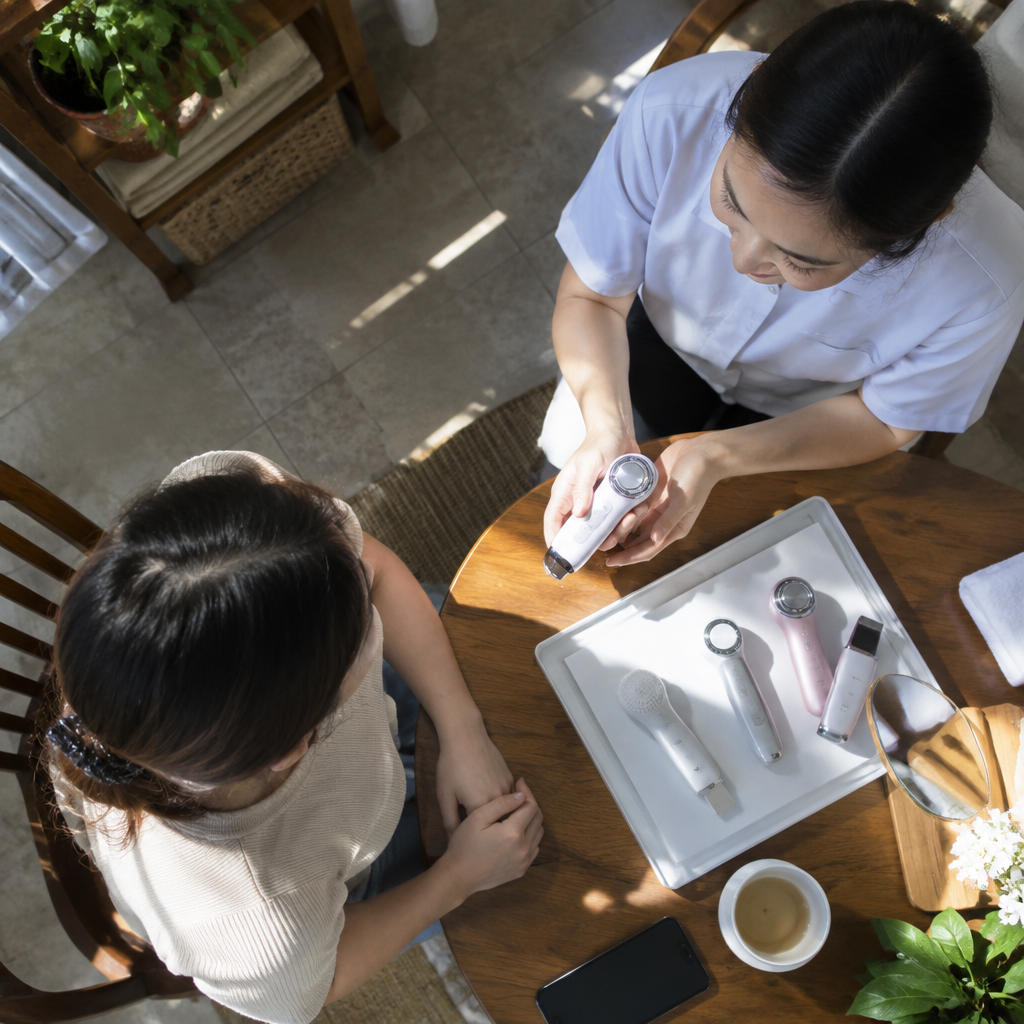 Chuyên gia thẩm mỹ Hera Beauty tư vấn chăm sóc da hiệu quả.