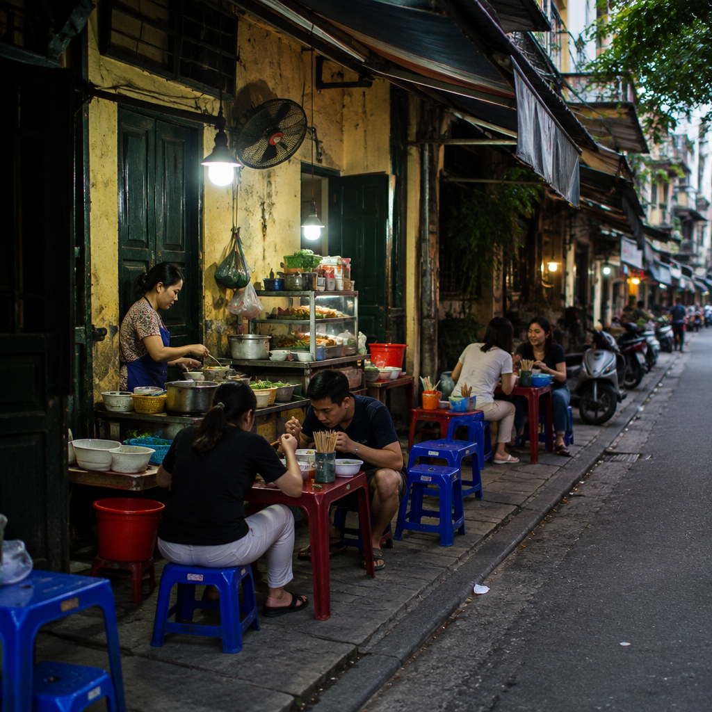 1. Phố Cổ - Nơi hội tụ tinh hoa ẩm thực đường phố