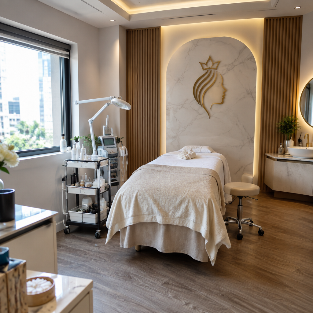 Không gian hiện đại và sang trọng tại Viện Thẩm mỹ Hera Beauty